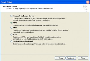 Microsoft Outlook 2003 beállítása