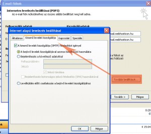 Microsoft Outlook 2003 beállítása