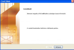 Microsoft Outlook 2003 beállítása