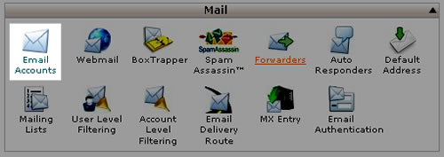 E-mail fiók létrehozása cPanel-es tárhelyen