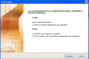 Microsoft Outlook 2003 beállítása